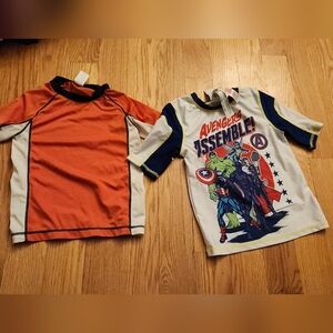 Bundle of 2 short sleeve swim shirts